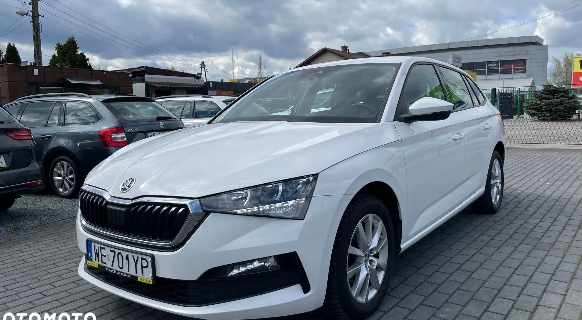 skoda Skoda Scala cena 49900 przebieg: 130000, rok produkcji 2019 z Małogoszcz